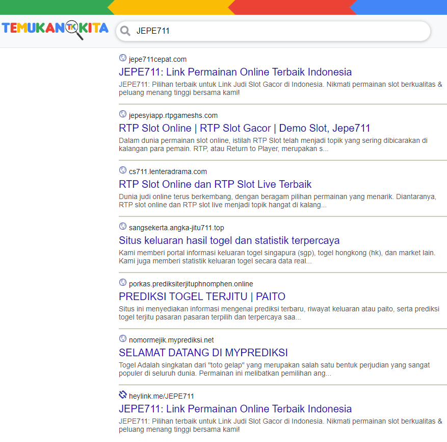Mengakses Jepe711 dengan TemukanKita.id