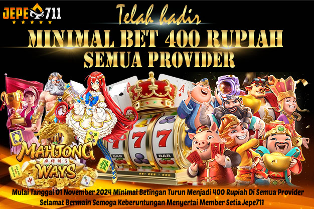 Minimal Bet 400 Perak Semua Provider Slot