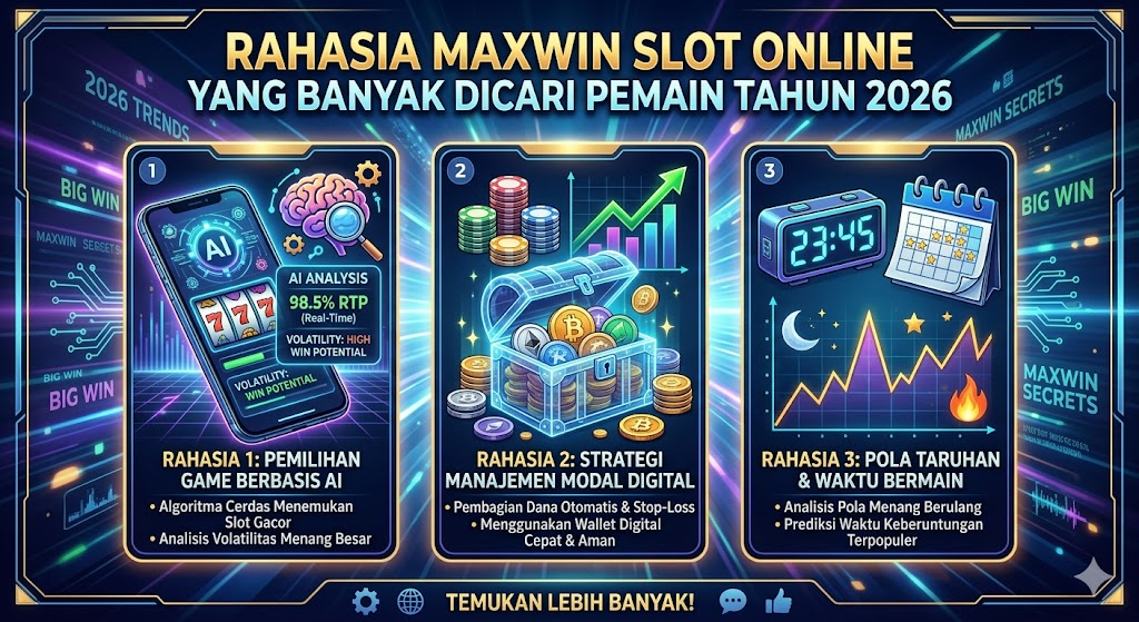 Rahasia Maxwin Slot Online yang Banyak Dicari Pemain Tahun 2026