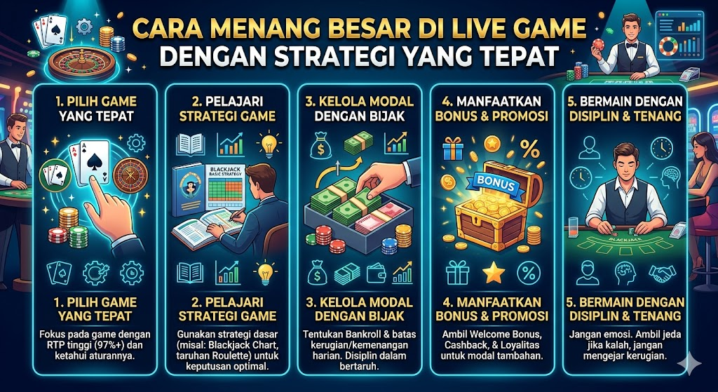 Cara Menang Besar di Live Game dengan Strategi yang Tepat