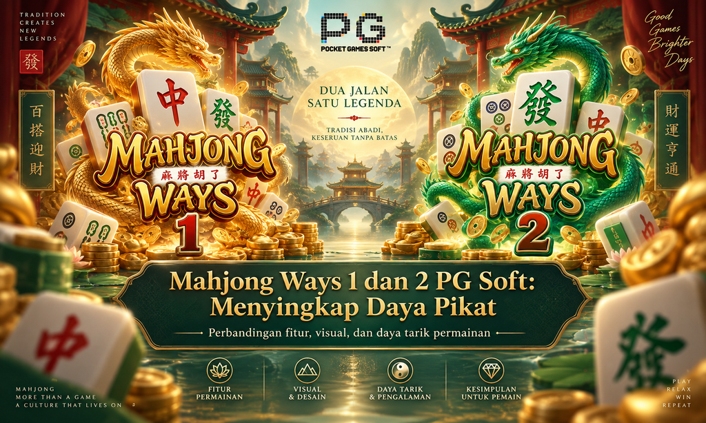 Mahjong Ways 1 dan 2 PG Soft